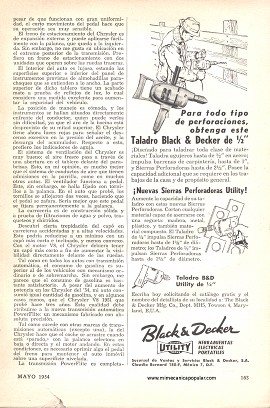 El Chrysler 54 visto por sus due&ntilde;os - Mayo 1954