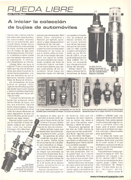 A iniciar la colección de bujías de automóviles - Marzo 1990