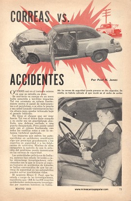 Cinturón de Seguridad vs. Accidentes - Mayo 1955