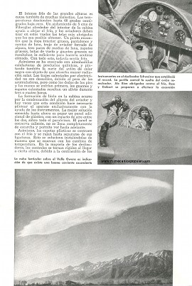 A la Estratosfera en Deslizador - Septiembre 1950