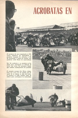 Acróbatas en Motocicletas - Enero 1953