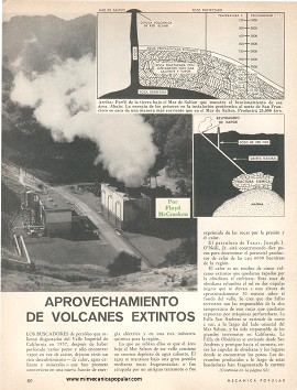 Aprovechamiento de Volcanes Extintos - Enero 1963