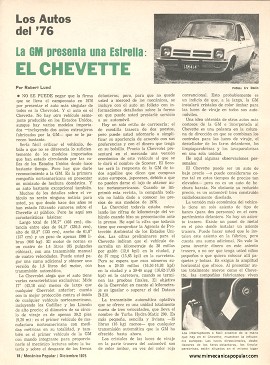 Los Autos del 76: Chevrolet - Diciembre 1975