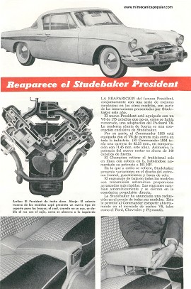 El Studebaker President - Enero 1955