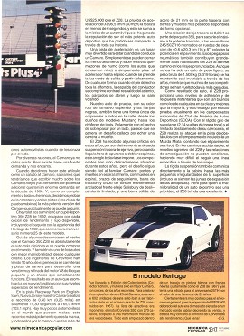 Probando el Camaro 350 Z28 - Octubre 1992