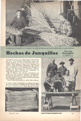 Edificios Hechos de Junquillos - Julio 1953