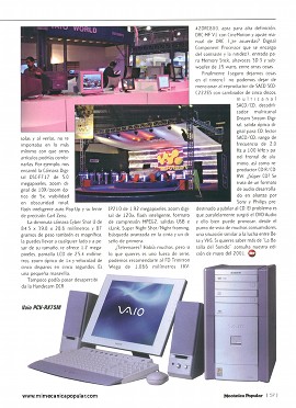 Electrónica: Novedades Sony - Enero 2003
