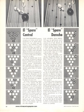 Para mejorar su juego en el deporte del boliche: ¡Lance en ángulo! - Febrero 1962