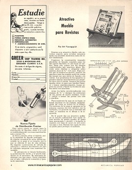 Atractivo Mueble para Revistas - Septiembre 1965