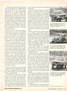 Lo que no enseñan los cursos para automovilistas - Abril 1971