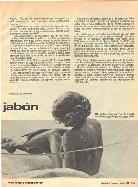 Historia del jabón - Junio 1971