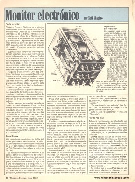 Monitor electrónico - Junio 1982
