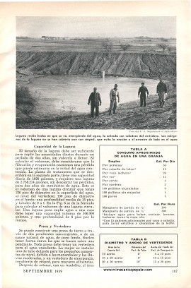 Suministro de Agua con Lagunas - Parte 1 - Septiembre 1959