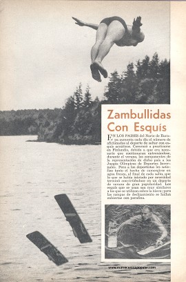 Zambullidas Con Esquís - Septiembre 1958