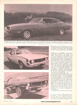 Los autos personales de Enero 1970