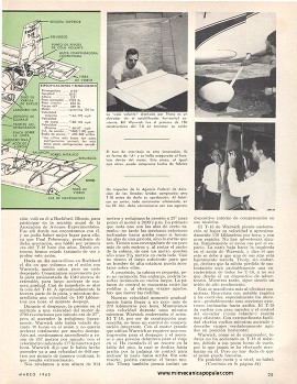 Prueba del primer avión metálico que usted puede construir - Marzo 1965
