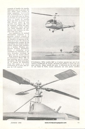 Helicóptero -Observe, Vuela Solo - Junio 1948