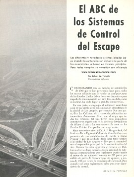 El ABC de los Sistemas de Control de Escape - Febrero 1968