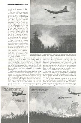 Bombardeo con agua para incendios forestales - Diciembre 1947