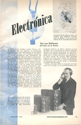 El Alba de la Era electrónica - Marzo 1952