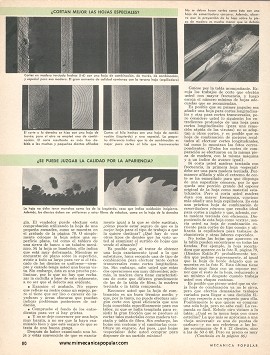 Cómo Escoger y Usar Las Hojas de Sierras Circulares - Febrero 1965