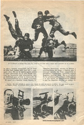 Fotografía Deportiva Para Aficionados - Junio 1947