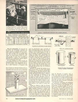 Cómo Instalar Un Eficiente Sistema Séptico - Septiembre 1965