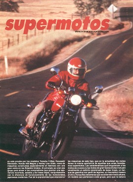 Probando las supermotos - Marzo 1986