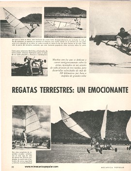 Regatas Terrestres: Un Emocionante Deporte -Septiembre 1965