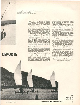 Regatas Terrestres: Un Emocionante Deporte -Septiembre 1965