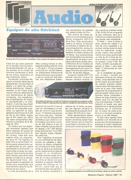 Video y Audio - Febrero 1987