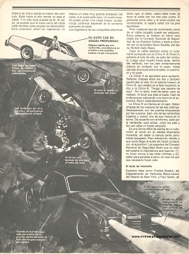 Cómo sobrevivir en caso de accidente en automóvil - Enero 1980