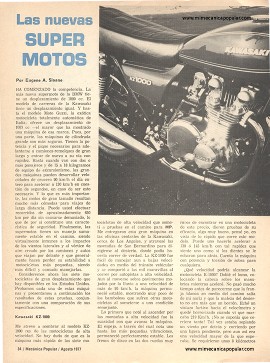 Las Super Motos de Agosto 1977