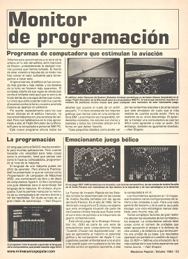 Monitor de programación - Octubre 1983