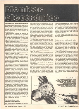 Monitor electrónico - Octubre 1983
