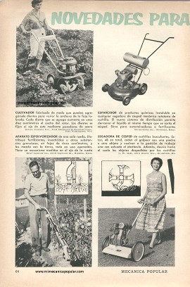Novedades para el Jardinero - Junio 1959