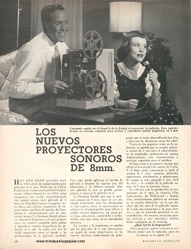 Los Proyectores Sonoros de 8mm - Enero 1963