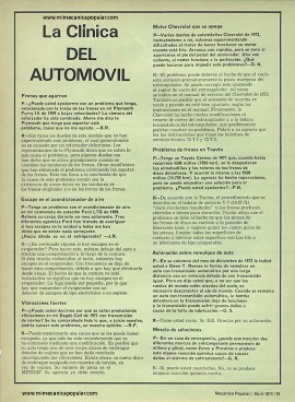 Clínica del Automóvil - Abril 1974