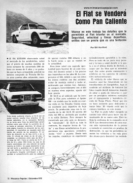El Fiat se Venderá Como Pan Caliente - Diciembre 1973