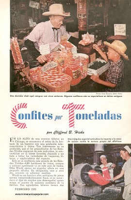 Confites por Toneladas - Febrero 1953