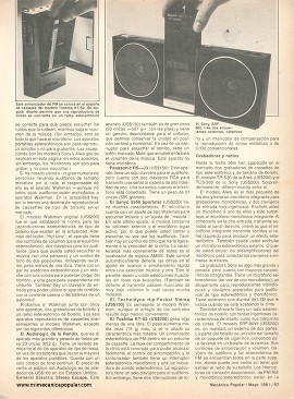 Estéreos de bolsillo - Mayo 1981