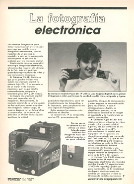 La fotografía electrónica - Octubre 1989