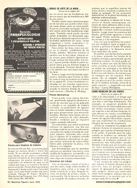 Cómo manejar en las horas de peligro -luz crepuscular - Junio 1979