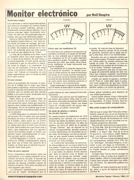 Monitor electrónico - Febrero 1980