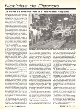 Noticias de Detroit - Agosto 1989