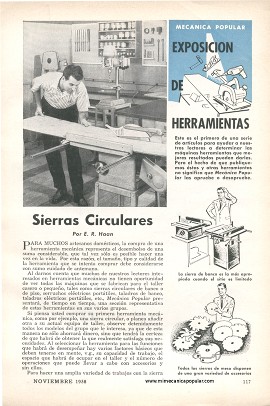 Sierras Circulares - Noviembre 1958