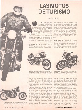 Las Motos de Turismo - Junio 1975