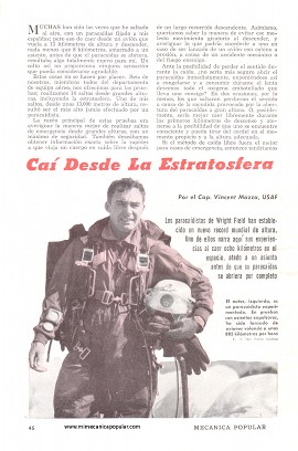 Caí Desde La Estratosfera - Marzo 1951