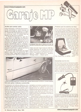 Garaje MP - Mayo 1984