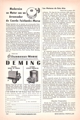 Los Motores de 1958 - Abril 1958